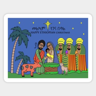 Ethiopian Christmas Art Sticker